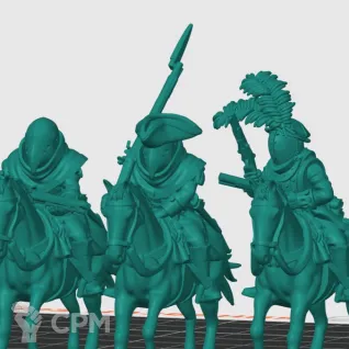 Описание картинки Кавалерия (4шт) Turnip28 Set от NITAI по цене 950руб | Свободный Рынок Миниатюр - СРМ