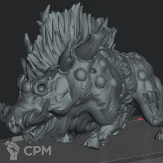 Описание картинки BlightBoar для Turnip28 (1 шт) от NITAI по цене 1 200руб | Свободный Рынок Миниатюр - СРМ