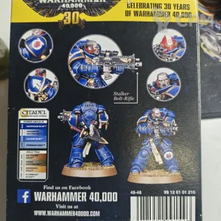 Описание картинки 30 Years of Warhammer 40,000 Primaris Intercessor Veteran Sergeant от Trazyn's Collection по цене 6 960руб | Свободный Рынок Миниатюр - СРМ