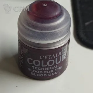 Описание картинки Citadel Technical - Blood For The Blood God от Trazyn's Collection по цене 405руб | Свободный Рынок Миниатюр - СРМ