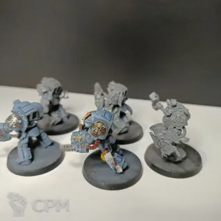 Описание картинки Wolf Guard Terminators от Vseslavthefirst по цене 3 000руб | Свободный Рынок Миниатюр - СРМ