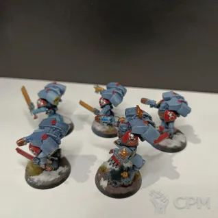 Описание картинки Skyclaws / assault intercessors with jump packs от Vseslavthefirst по цене 2 000руб | Свободный Рынок Миниатюр - СРМ