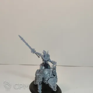 Описание картинки Herald of Khorne on Juggernaut от WastelandMiniatures по цене 900руб | Свободный Рынок Миниатюр - СРМ