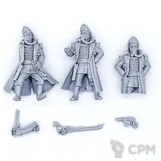 Описание картинки Death Korps of Krieg Commissar Set от Red Rooster по цене 988руб | Свободный Рынок Миниатюр - СРМ