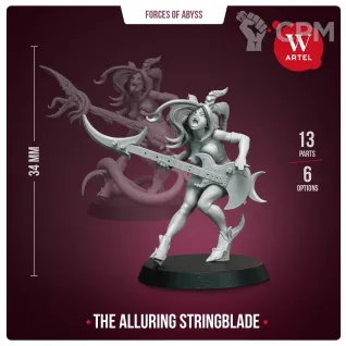 Описание картинки Миниатюра The Alluring Stringblade от Артель W по цене 1 199руб | Свободный Рынок Миниатюр - СРМ