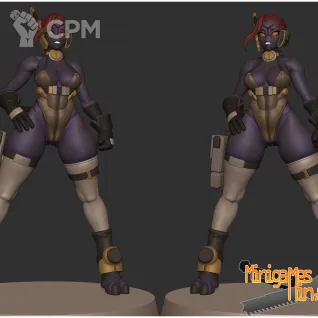 Описание картинки Тау пилоты великого блага  Greater good pilot anime figurine 32мм от ChurcHehe 3d print по цене 550руб | Свободный Рынок Миниатюр - СРМ