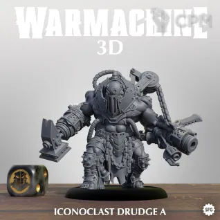 Описание картинки Dark Operations - Drudge Iconoclast A от 3D Print Workshop по цене 1 143руб | Свободный Рынок Миниатюр - СРМ