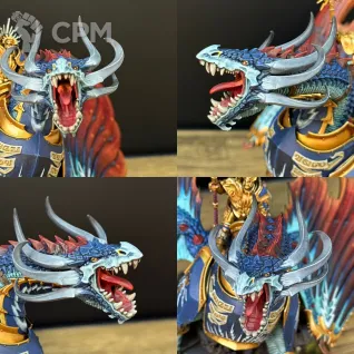 Описание картинки Lord Celestant on Stardrake от OlgaIvanovna по цене 18 500руб | Свободный Рынок Миниатюр - СРМ