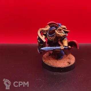 Описание картинки Warhammer 40,000 — Marneus Calgar in Gravis Armour + Victrix Guard от Жидкий Пират по цене 2 600руб | Свободный Рынок Миниатюр - СРМ