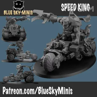 Описание картинки Speed King (Deffkilla wartrack) от СыЧСмерти  по цене 500руб | Свободный Рынок Миниатюр - СРМ