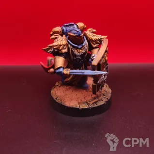 Описание картинки Warhammer 40,000 — Marneus Calgar in Gravis Armour + Victrix Guard от Жидкий Пират по цене 2 600руб | Свободный Рынок Миниатюр - СРМ