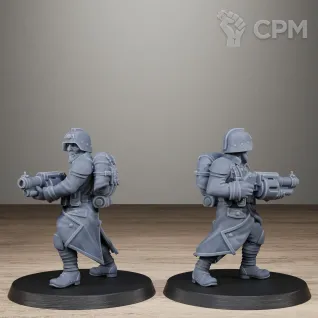 Описание картинки GrimGuard Trench Raiders от Manufactorum76 по цене 1 600руб | Свободный Рынок Миниатюр - СРМ