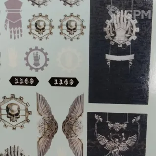 Описание картинки Transfer Sheet Iron Hands от ССП по цене 1 800руб | Свободный Рынок Миниатюр - СРМ
