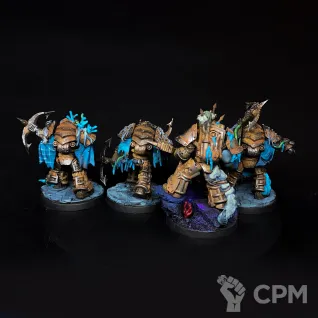 Описание картинки 3 Deathshroud terminator unit + Lord of Contagion от Chain Brush по цене 3 999руб | Свободный Рынок Миниатюр - СРМ