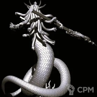 Описание картинки Bloodwrack Medusa от Магазин Альфария по цене 250руб | Свободный Рынок Миниатюр - СРМ