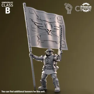 Описание картинки Command squad Sunclaw Regiment от Zakat-3D по цене 320руб | Свободный Рынок Миниатюр - СРМ
