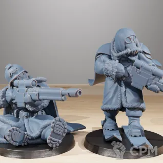 Описание картинки Снайперы Вальхальцев Frostwatch Marksmen Sniper Valhalla. от Подземный человек по цене 1 190руб | Свободный Рынок Миниатюр - СРМ