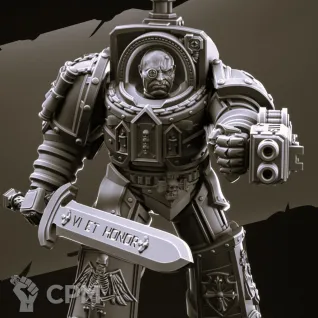 Описание картинки Brotherhood Terminator Squad / Paladin Squad (отряд 5 моделей) от Магазин Альфария по цене 1 000руб | Свободный Рынок Миниатюр - СРМ