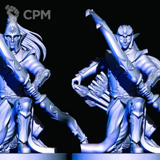 Описание картинки High Elves Archers от Магазин Альфария по цене 880руб | Свободный Рынок Миниатюр - СРМ
