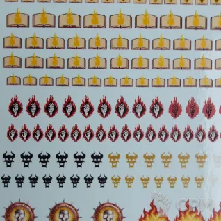 Описание картинки Transfer Sheet Word Bearers от ССП по цене 1 800руб | Свободный Рынок Миниатюр - СРМ