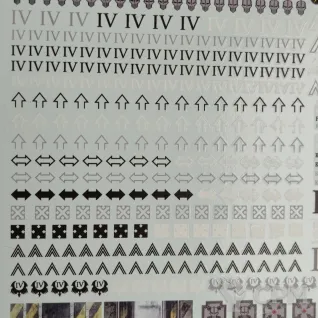Описание картинки Transfer Sheet Iron Warriors от ССП по цене 1 800руб | Свободный Рынок Миниатюр - СРМ