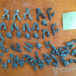 Описание картинки Ветераны Deathwatch с дробовиками от Nailbrain по цене 4 000руб | Свободный Рынок Миниатюр - СРМ