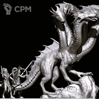 Описание картинки War Hydra pose 1 от Магазин Альфария по цене 1 000руб | Свободный Рынок Миниатюр - СРМ