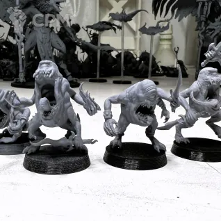 Описание картинки Blue Horrors (отряд 10 моделей) от Магазин Альфария по цене 700руб | Свободный Рынок Миниатюр - СРМ