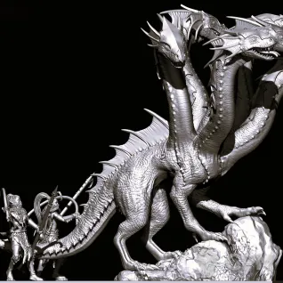 Описание картинки War Hydra pose 1 от Магазин Альфария по цене 1 000руб | Свободный Рынок Миниатюр - СРМ