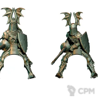 Описание картинки Black Grail Order - Complete Regiment от Manufactorum76 по цене 4 050руб | Свободный Рынок Миниатюр - СРМ