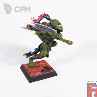 Описание картинки Orc Savage Big Boss от MiniaturesFAN по цене 4 400руб | Свободный Рынок Миниатюр - СРМ