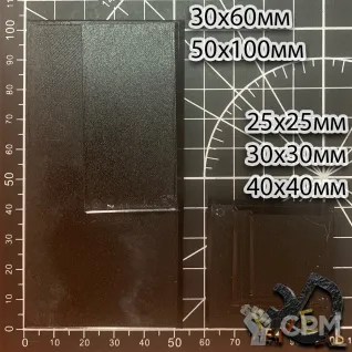 Описание картинки База 30х60мм. Base 30х60mm от R.E.print по цене 20руб | Свободный Рынок Миниатюр - СРМ
