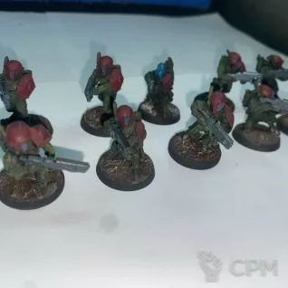 Описание картинки Tau Infantry FW от Миша Агафонов по цене 4 000руб | Свободный Рынок Миниатюр - СРМ