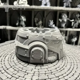Описание картинки Warhammer 40000. Iron warrior. Стакан под краски. от Houston Program по цене 760руб | Свободный Рынок Миниатюр - СРМ