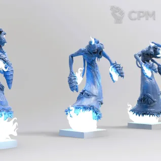 Описание картинки Flamers of Tzeentch (отряд 3 модели) от Магазин Альфария по цене 720руб | Свободный Рынок Миниатюр - СРМ