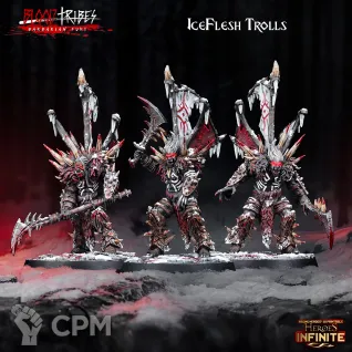 Описание картинки IceFlesh Trolls от Manufactorum76 по цене 1 375руб | Свободный Рынок Миниатюр - СРМ