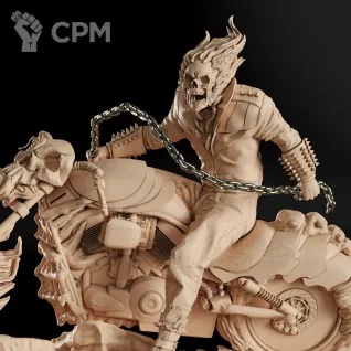 Описание картинки Ghost Rider Фигурка (Marvel) от GAS3TXD  по цене 5 300руб | Свободный Рынок Миниатюр - СРМ
