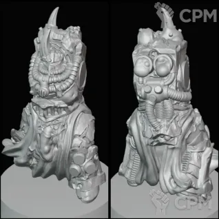 Описание картинки Blightlord Terminators от MrMetalHorror по цене 1 300руб | Свободный Рынок Миниатюр - СРМ