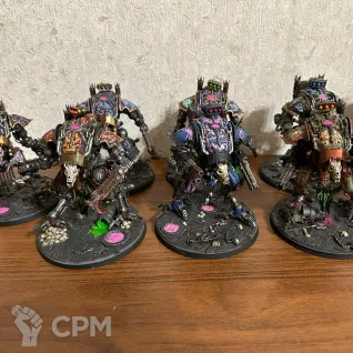 Описание картинки Армия Chaos Knights от Aus по цене 60 000руб | Свободный Рынок Миниатюр - СРМ