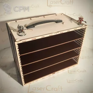 Описание картинки DF32 Переноска для миниатюр (без экрана) от StudioOtolega по цене 6 500руб | Свободный Рынок Миниатюр - СРМ