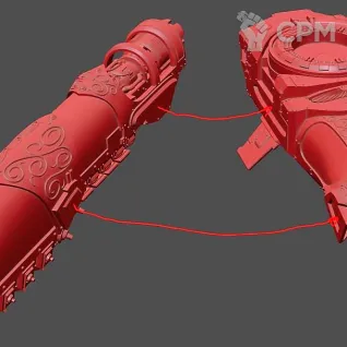 Описание картинки Caladius Grav-Tank - альт от Магазин Альфария по цене 2 300руб | Свободный Рынок Миниатюр - СРМ