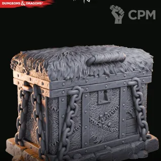 Описание картинки Террейн ДнД / DnD / Dungeons &amp; Dragons Кожанный Сундук Rotten Rats от Bestiarium по цене 300руб | Свободный Рынок Миниатюр - СРМ