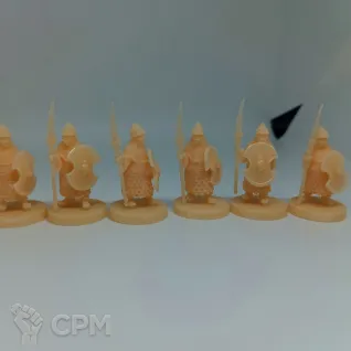 Описание картинки Chaos Spearmen от Орки с наГорки по цене 900руб | Свободный Рынок Миниатюр - СРМ