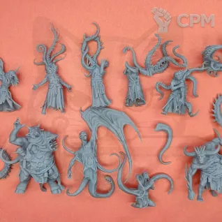 Описание картинки Accursed Cultists v1 от  по цене 1 100руб | Свободный Рынок Миниатюр - СРМ