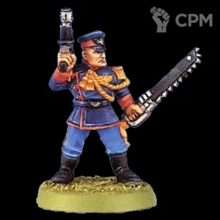 Описание картинки Mordian Iron Guard Sergeant (old) от Орки с наГорки по цене 150руб | Свободный Рынок Миниатюр - СРМ