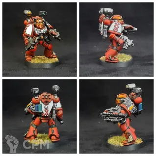 Описание картинки Blood Angels элита и псайкер (оригинал) от Superguns по цене 5 000руб | Свободный Рынок Миниатюр - СРМ