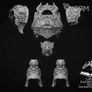 Описание картинки Armour model “Vetustus” type Fides от LDBits по цене 968руб | Свободный Рынок Миниатюр - СРМ