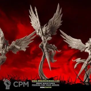 Описание картинки Sisters Angels troops (Raging Heroes) от Vladimir Russkikh по цене 1 200руб | Свободный Рынок Миниатюр - СРМ