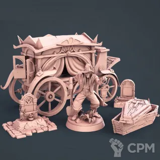 Описание картинки DND - Undertaker Set от 3D Print Workshop по цене 1 814руб | Свободный Рынок Миниатюр - СРМ