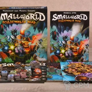 Описание картинки Small World: Подземный мир от Кот и Ворон по цене 4 990руб | Свободный Рынок Миниатюр - СРМ